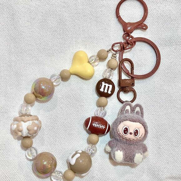 Jewelry - Cute Labubu keychain - brown